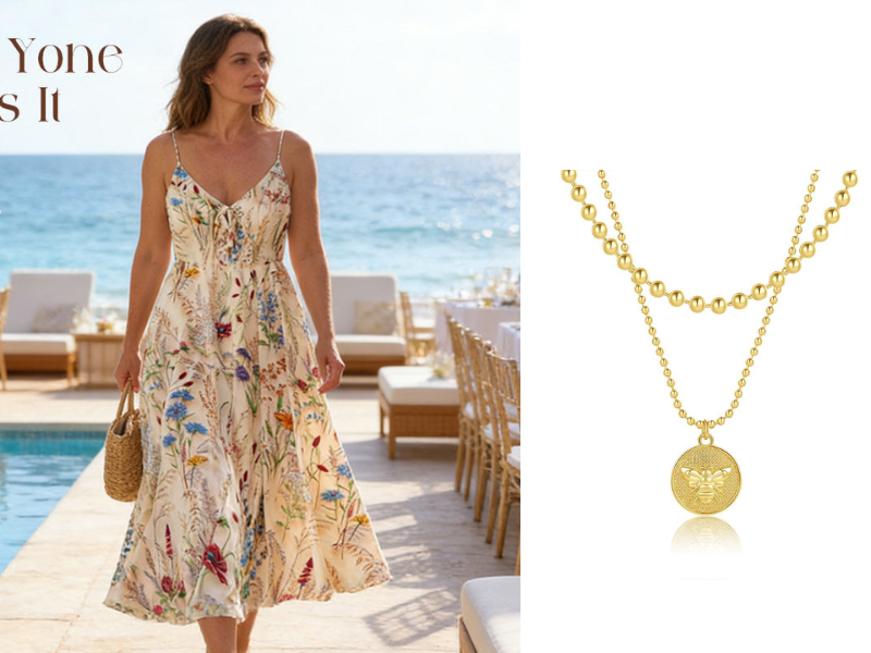 👗New Arrival 50% OFF!🥰Plus Size Floral Print Spaghetti Strap Midi Dress