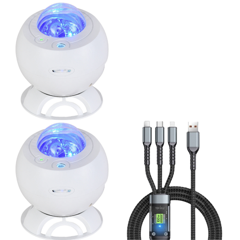📢📢50 % OFF !! ⏰Aurora Star Projector with Bluetooth Speaker🚛Free Shipping