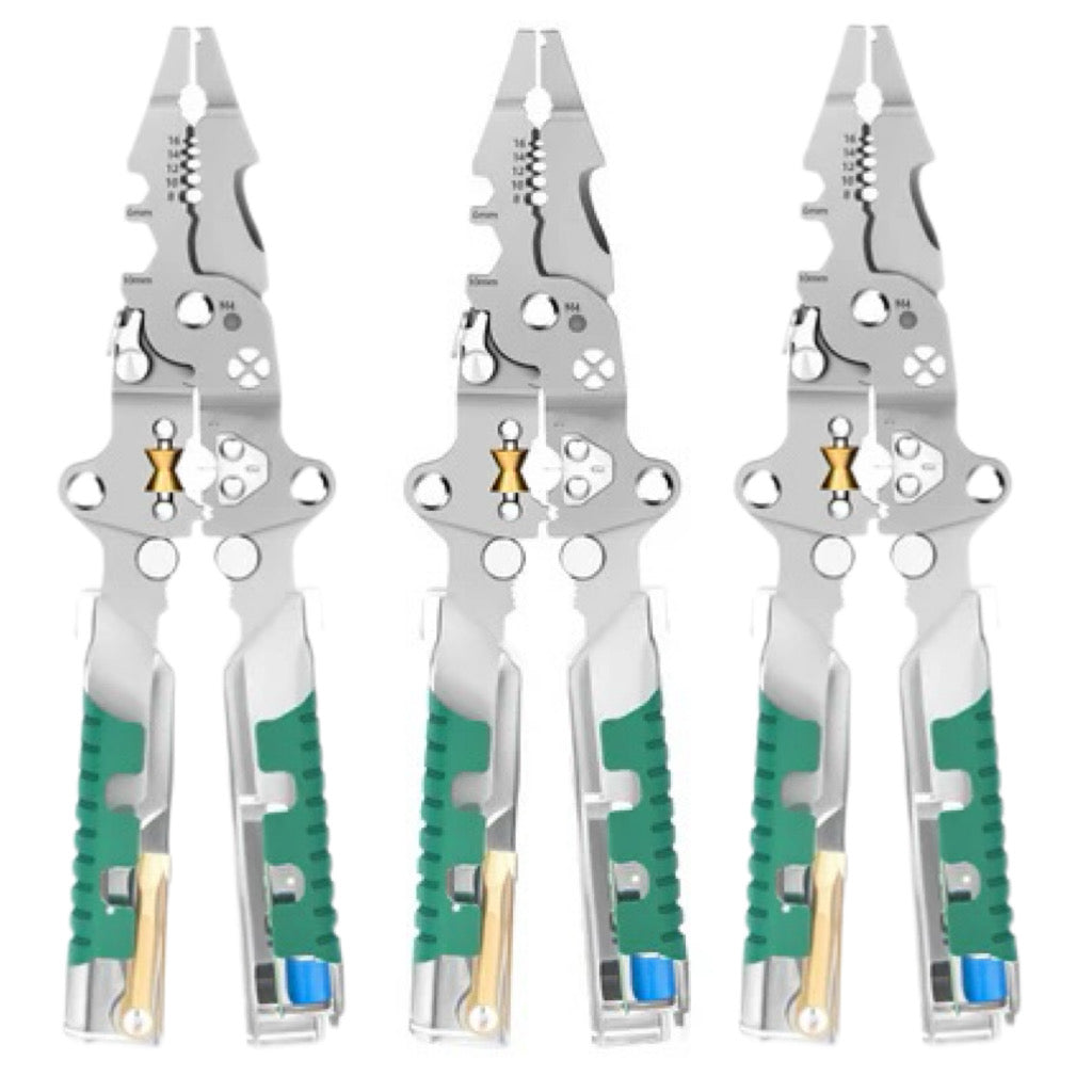 🎉 Multifunction Folding Electrician Pliers – All-in-One, Compact & Ergonomic Grip 🛠️📦
