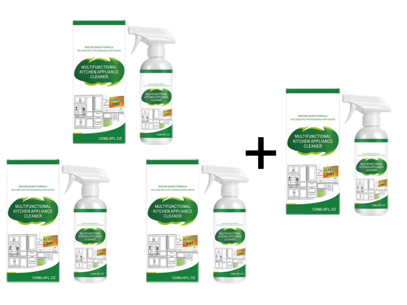 🧴✨ Multi-Purpose Kitchen Appliance Spray – Clean, Degrease, Shine – One Bottle Does It All ✅🍽️