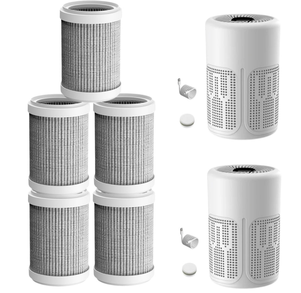 🌬️ 54% OFF! 🔥 Compact home air purifier – 2026 bestseller – Quiet, energy-efficient, and perfect for allergy sufferers, dust, and pet hair 🏠