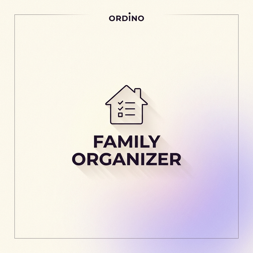 Ordino Ultimate Family Organizer cover