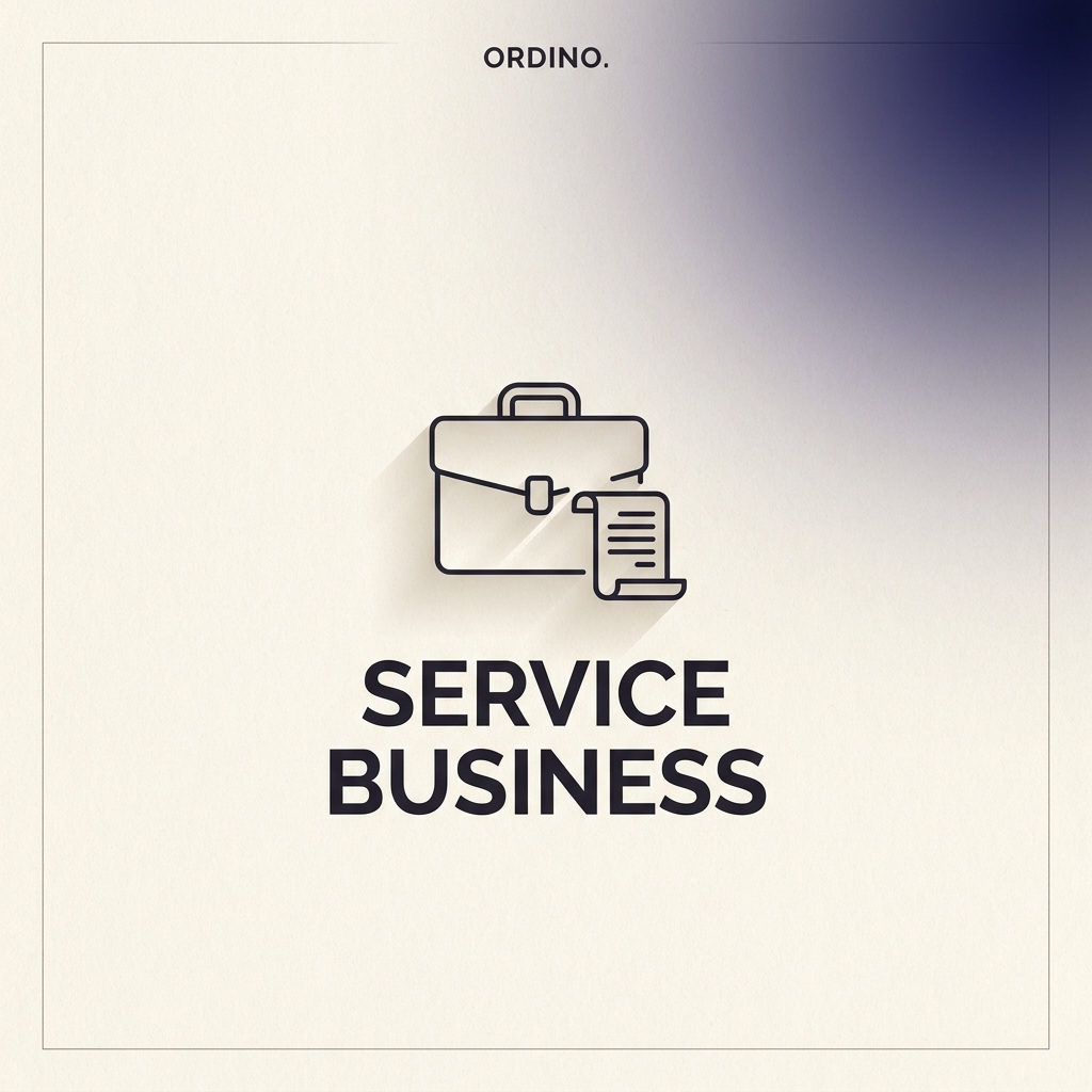 Ordino All-in-One Service Business Tracker cover
