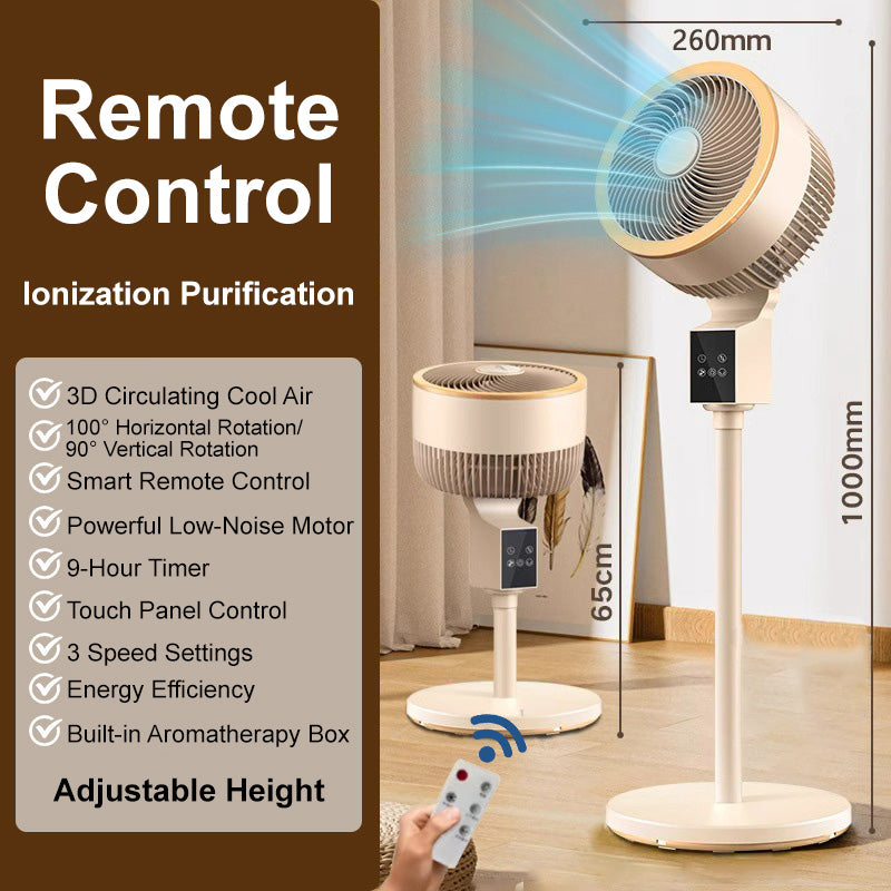 ⚡ Limited stock🌬️Quiet 3-Speed Oscillating Pedestal Fan – Adjustable Home Air Circulator❄️ 360° rotation✔️Three fan speeds, quiet during sleep 🤫