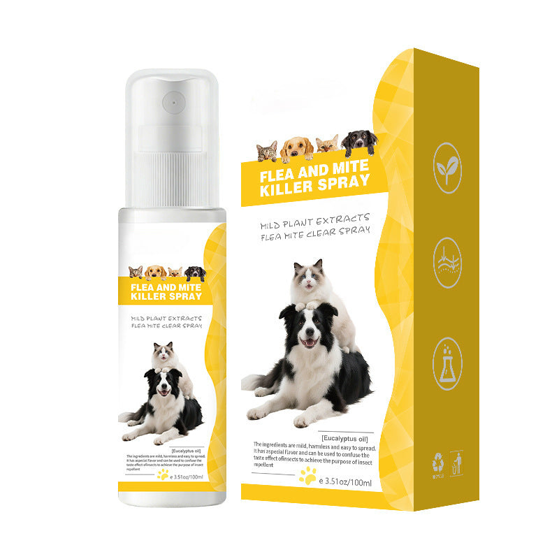 🔥Selling Fast – 53% OFF!🎁Tick Season is Here🕷🛡️Mild Formula Pet Pest Repellent Spray