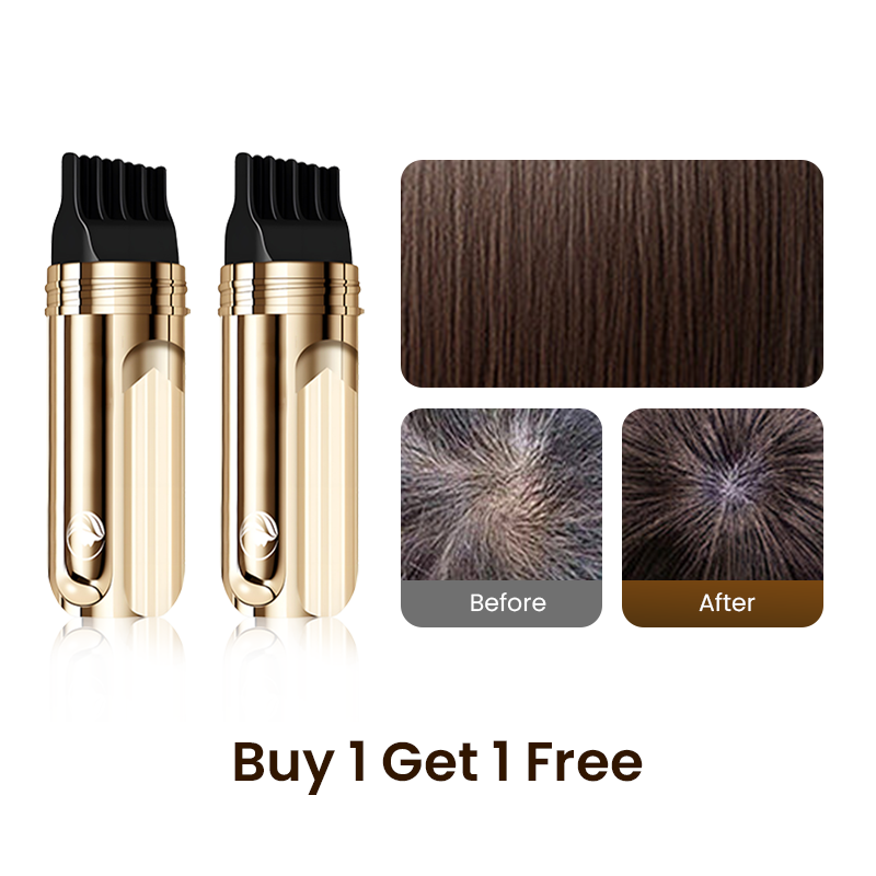 ✨ 2-in-1 Hair Dye Comb for Gray Hair |  Instant Root Touch-Up & Full Coverage 🎄🌟