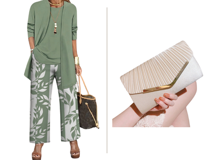 Women's Floral Print Long Sleeve & Pants Set😍 Effortless Elegance In One Outfit ✨