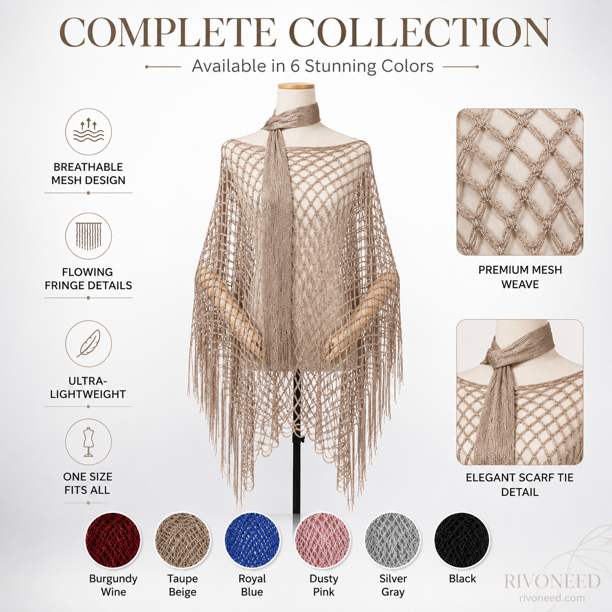 🏆 Last Day Special Price 💲12.8! 💐Summer Metallic Crochet Cover-Up – Lightweight, Flowy & Effortlessly Stylish summer outfit