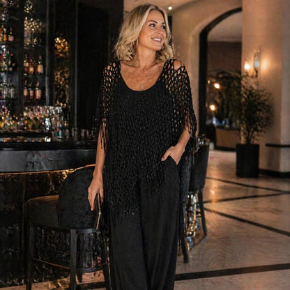 🏆 Last Day Special Price 💲12.8! 💐Summer Metallic Crochet Cover-Up – Lightweight, Flowy & Effortlessly Stylish summer outfit