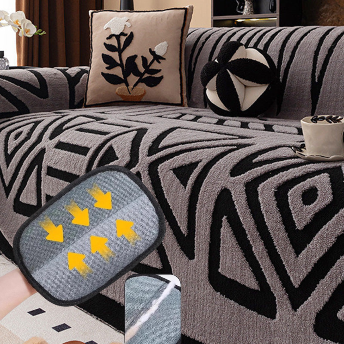⚡30K+ SOLD! ⚡Soft Plush Non-Slip Couch Cover