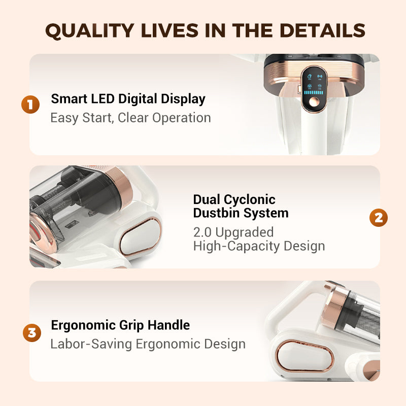 ⏳Time-Limited Special⏰Mattress Vacuum Cleaner for Dust Mites Removal🚛Free Shipping
