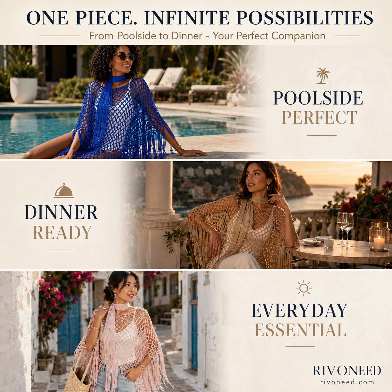 🏆 Last Day Special Price 💲12.8! 💐Summer Metallic Crochet Cover-Up – Lightweight, Flowy & Effortlessly Stylish summer outfit