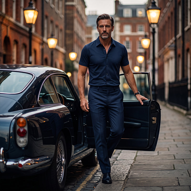 ⏰ 50% OFF – 2026 New Arrival 👔✨ Men's Lightweight 2-Piece Casual Suit – Effortless Style in Seconds! | Breathable Fabric, All-Day Comfort ☀️🌿