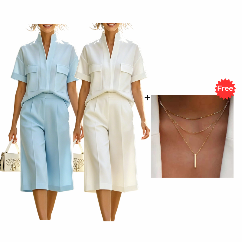 👗✨Women Loose Solid Color Two Piece Set – Chic & Comfortable 🔥