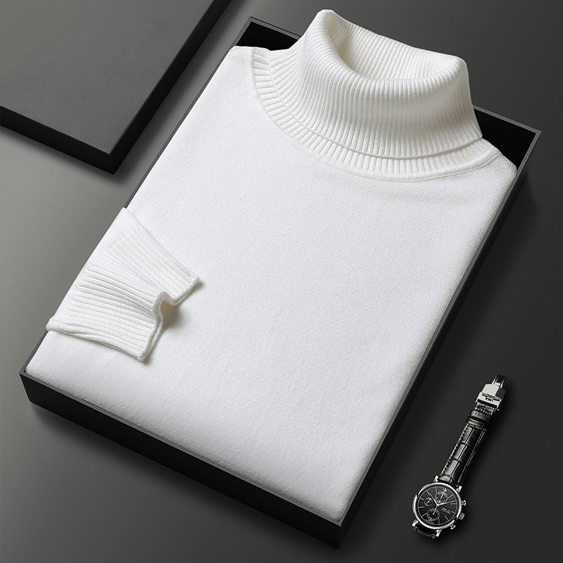 ⏳Limited-time 50% off⏰Men's Solid Color Premium Turtleneck Sweater👔
