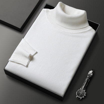 ⏳Limited-time 50% off⏰Men's Solid Color Premium Turtleneck Sweater👔