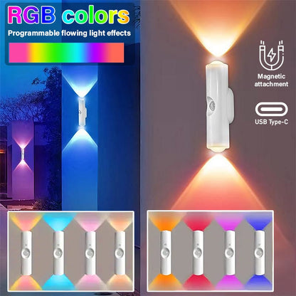 🎁LAST WEEK SPECIAL PRICE ￡6.8!!⏳Rechargeable Smart LED Motion Sensor Ambient Light