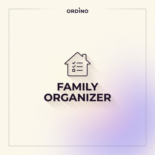 Ordino Ultimate Family Organizer cover