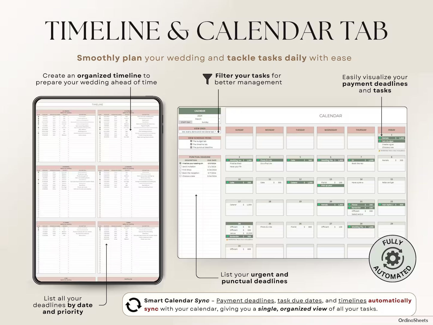 Ultimate Wedding Planner Spreadsheet