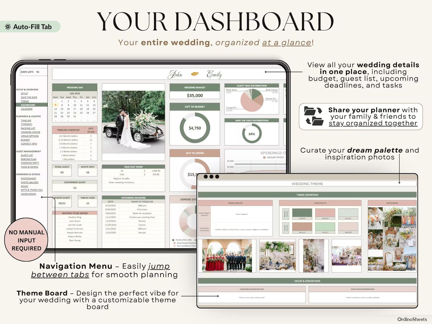 Ultimate Wedding Planner Spreadsheet