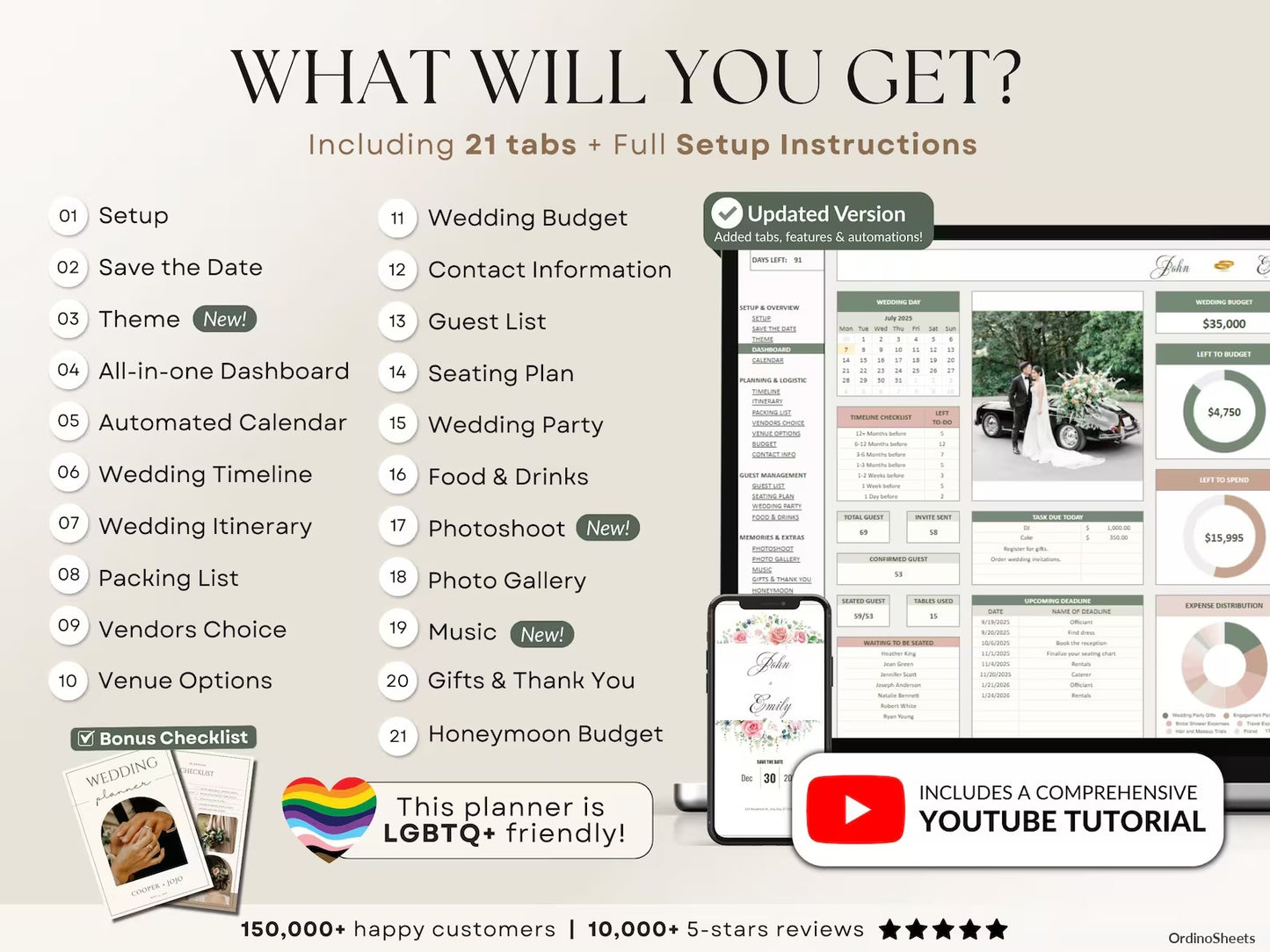 Ultimate Wedding Planner Spreadsheet