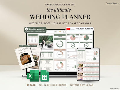 Ultimate Wedding Planner Spreadsheet