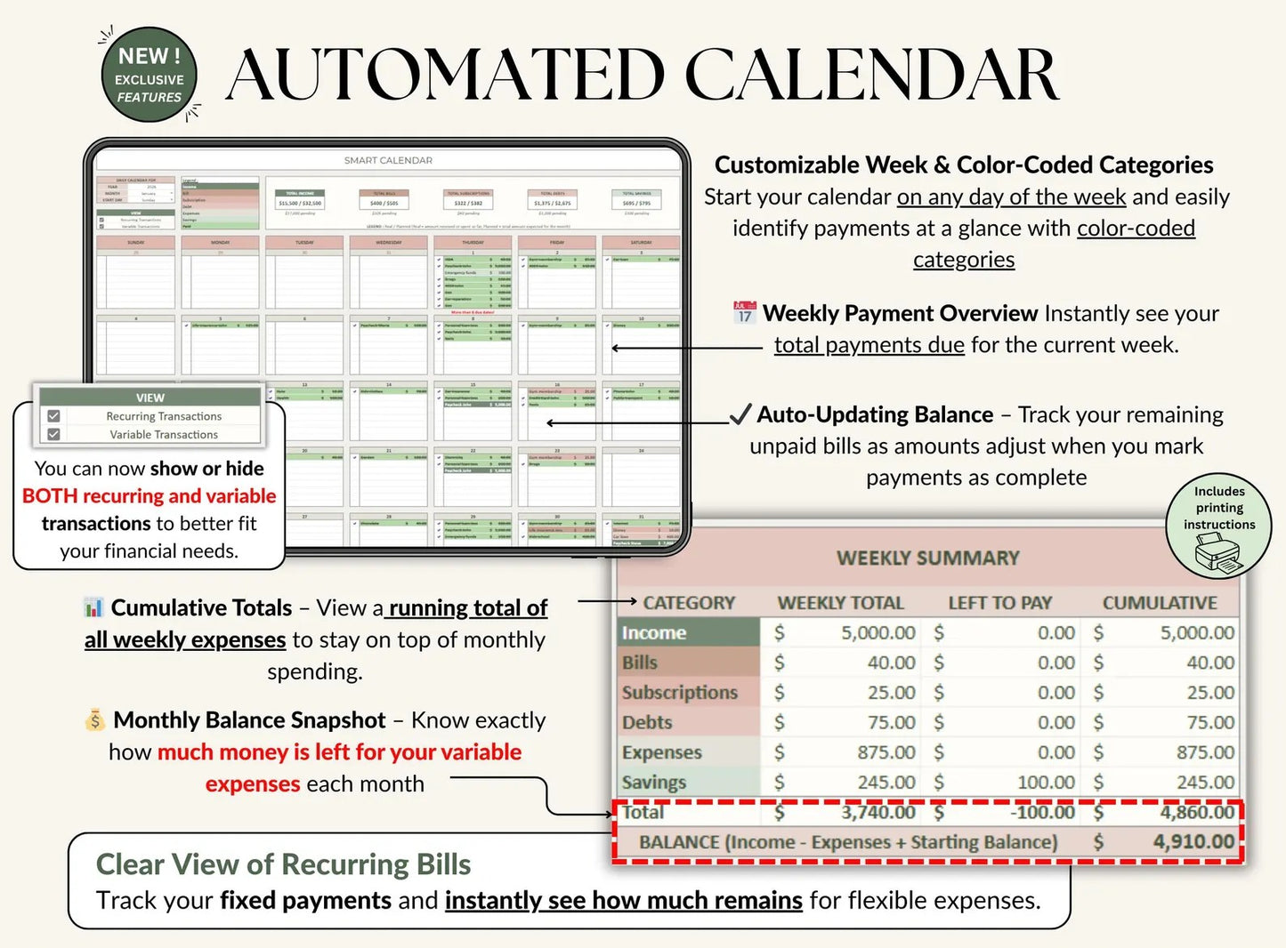 The Ultimate Budget Spreadsheet
