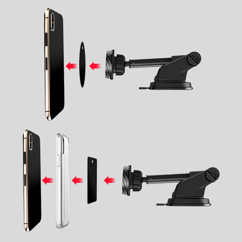 Car Magnetic Phone Mount with Telescopic Rod