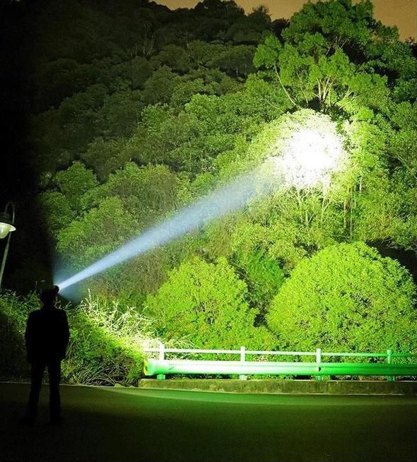 🔦20000 Lumen Tactical Flashlight-Extreme Beam & Power Bank Function⚡