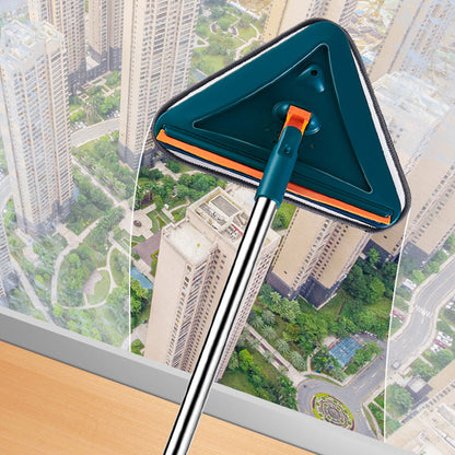 🔥Hot Sale 50% Off 💕 Multi-purpose Telescopic Pole 360° Rotatable Triangle Water Absorbing Dust Mop