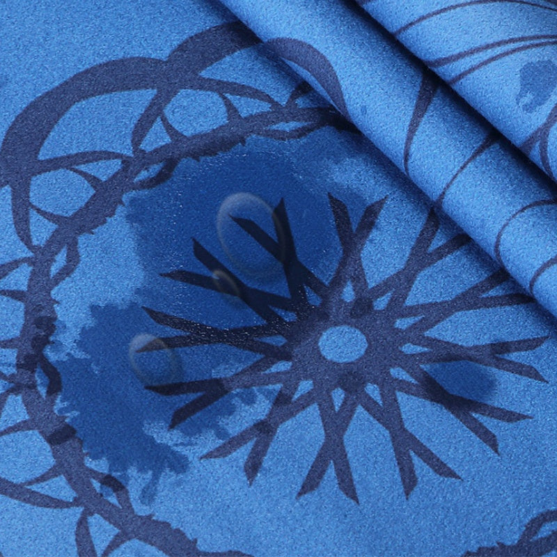 Stylish Printed Non-Slip Yoga Towel