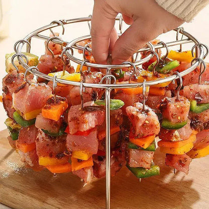Free Anti-scald Gloves For A Limited Time🥩Air Fryer Vertical Kebab Grill + Free Heat Resistant Gloves 🍤