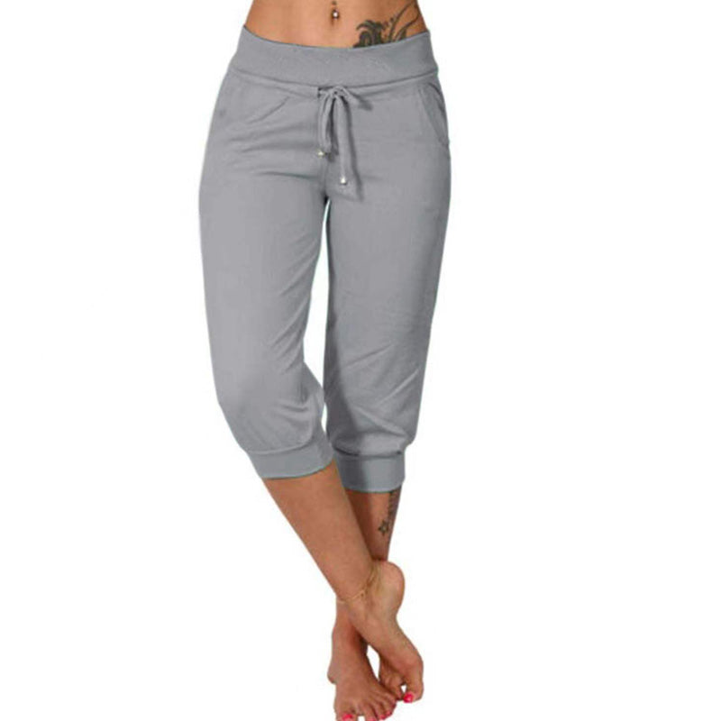 🎁Last Day 50% Off🔥Women's 2025 Ultra Soft Lounge Capri Joggers Sweatpants Athletic Yoga with Pockets (BUY 2 FREE SHIPPING!!!)