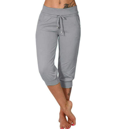 🎁Last Day 50% Off🔥Women's 2025 Ultra Soft Lounge Capri Joggers Sweatpants Athletic Yoga with Pockets (BUY 2 FREE SHIPPING!!!)
