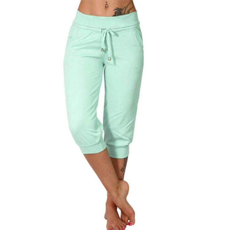 🎁Last Day 50% Off🔥Women's 2025 Ultra Soft Lounge Capri Joggers Sweatpants Athletic Yoga with Pockets (BUY 2 FREE SHIPPING!!!)
