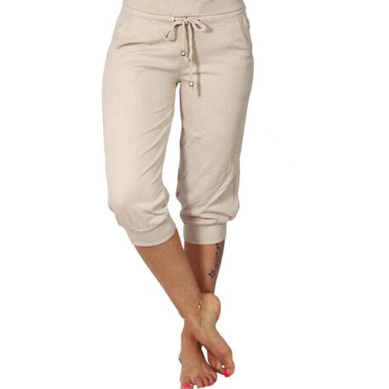 🎁Last Day 50% Off🔥Women's 2025 Ultra Soft Lounge Capri Joggers Sweatpants Athletic Yoga with Pockets (BUY 2 FREE SHIPPING!!!)