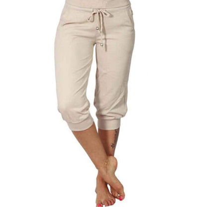 🎁Last Day 50% Off🔥Women's 2025 Ultra Soft Lounge Capri Joggers Sweatpants Athletic Yoga with Pockets (BUY 2 FREE SHIPPING!!!)