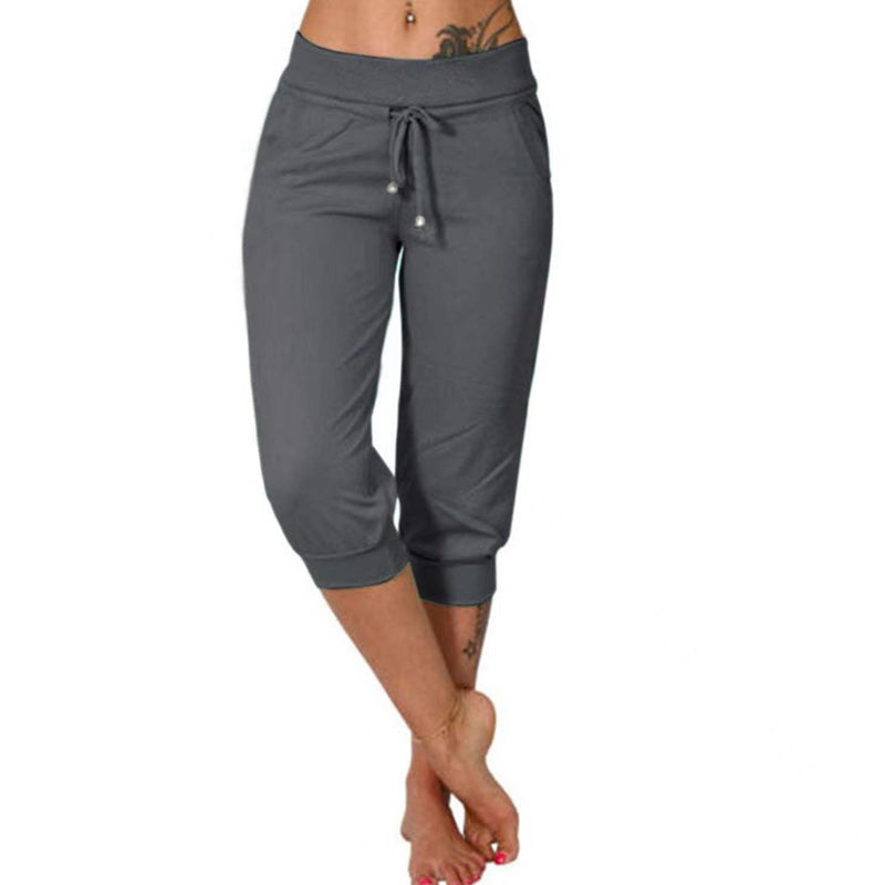 🎁Last Day 50% Off🔥Women's 2025 Ultra Soft Lounge Capri Joggers Sweatpants Athletic Yoga with Pockets (BUY 2 FREE SHIPPING!!!)