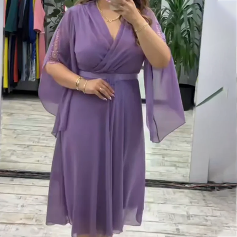💃Summer Fashion Women's Choice🔥Women’s Elegant V-Neck Dress