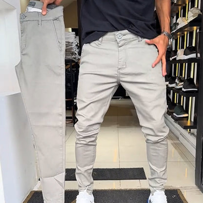 🔥2025 BEST SALE🔥Men’s Slim-Fit Casual Solid Color Pants
