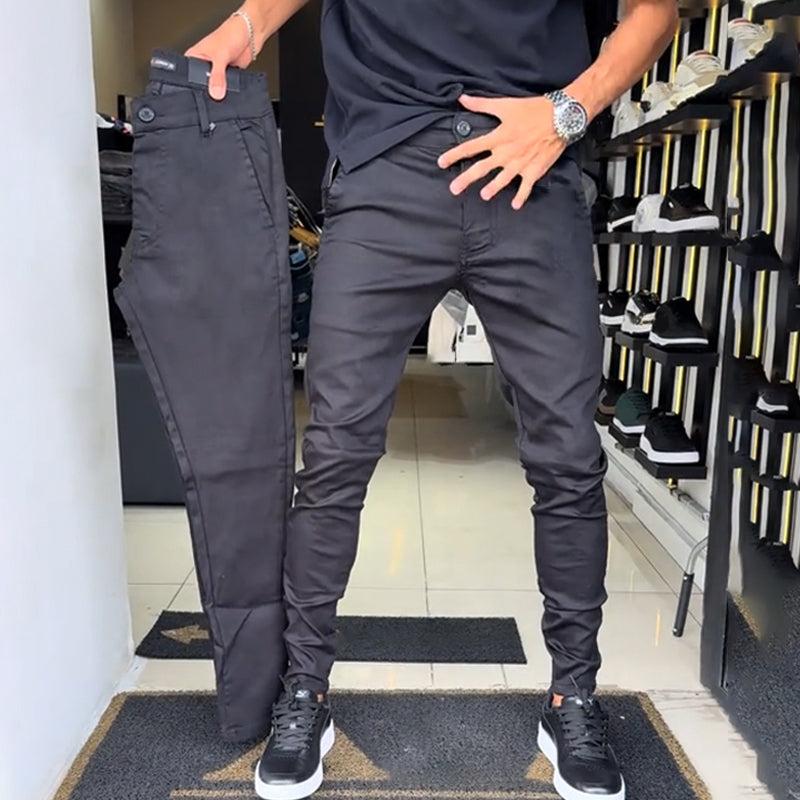 🔥2025 BEST SALE🔥Men’s Slim-Fit Casual Solid Color Pants