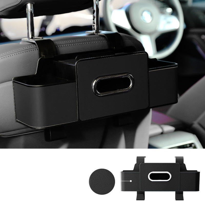 🛣️Car Multi-Function Backrest Storage – Large Capacity for Road Trips, Keeps Car Tidy