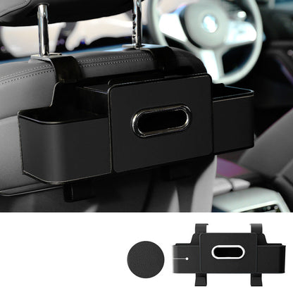 🛣️Car Multi-Function Backrest Storage – Large Capacity for Road Trips, Keeps Car Tidy