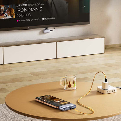 🎬🥳2026 HOT SALE🥳💞50K+ SOLD!📱 Big Screen, Zero Fuss! 1080P Mini Wireless Mirroring – Easy Setup, Instant View🖥️✨