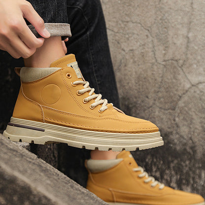 🔥Hot Sale🔥Men’s StreetStep High-Top Boots -👍High grip, supportive body shape!