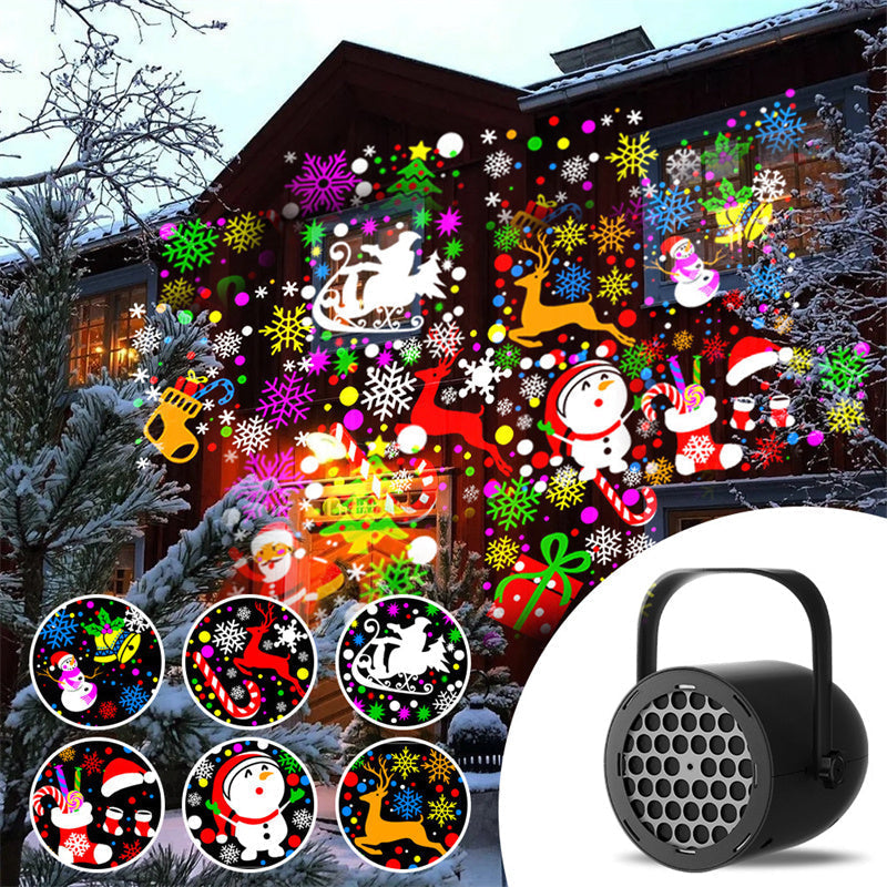 🎄🎁Christmas Hot Sale 50% OFF🎅16-Pattern USB Christmas Projector Light