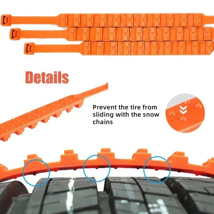 🔥 Hot Sale🔥Universal Reusable Anti-skid Nylon Tire Chains