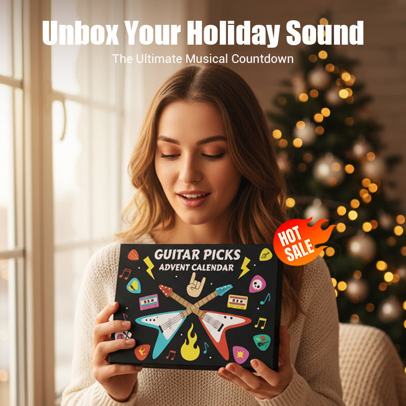 🎄 Guitar Picks Advent Calendar — 24 Days of Music, Creativity & Christmas Fun