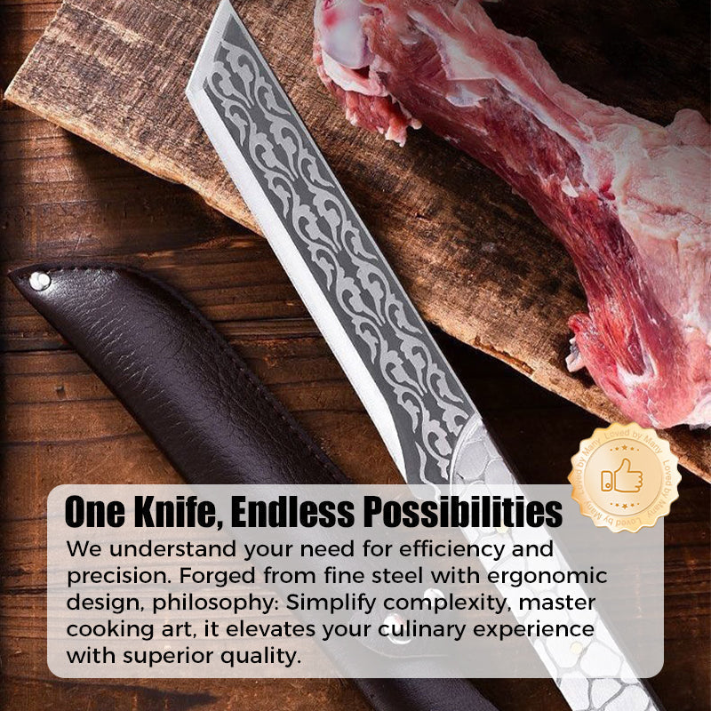 🔪 50% OFF! ✨ FULL-TANG SURVIVAL KNIFE - 8" Stainless Steel Blade with Fire Starter, Multi-Tool Kit Included, Perfect for Outdoor Adventures and Camping 🏕️🔥