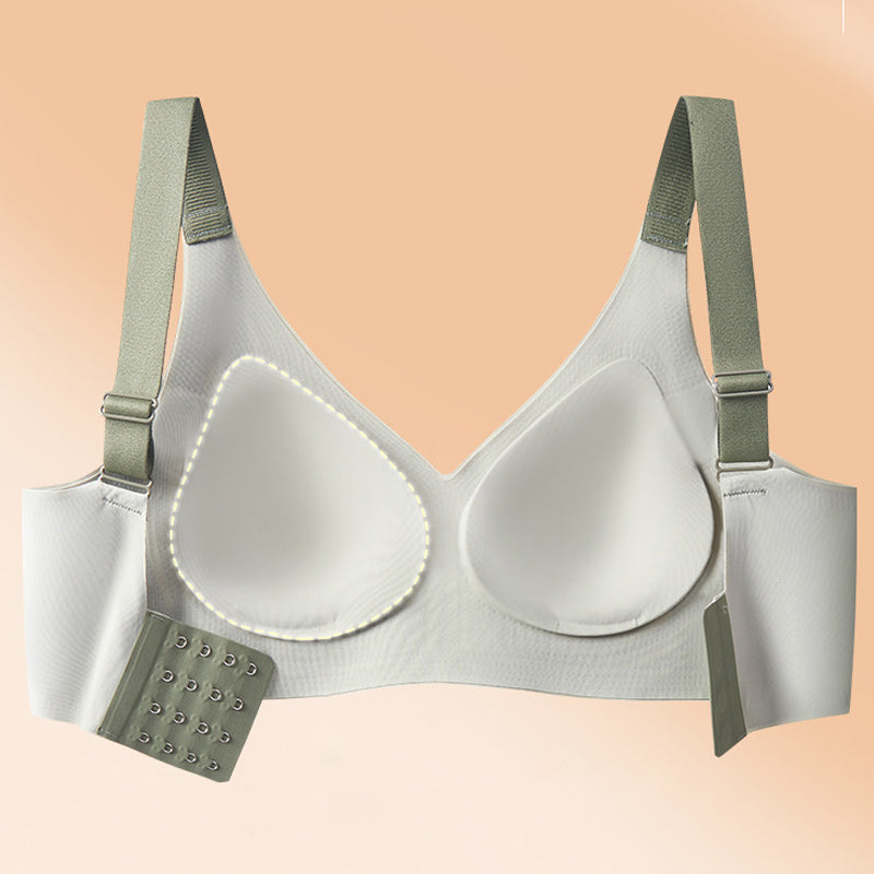 ✨ Seamless Wire-Free Lift Bra – Ultra-Soft Push-Up Support, Anti-Sagging Design for Natural Shape & All-Day Comfort 💗